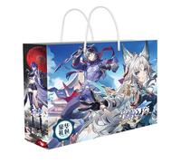 JUSONGKWCP 16 Hon Kai Star Rail Lucky Bag Decor | Game Figure Acrylic Stand, Stickers, Cards, Bracelet, Curriculum, Poster, Badges, Bookmark | Hon Kai Star Rail Merch Box Set