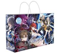 JUSONGKWCP 18 Hon Kai Star Rail Lucky Bag Decor | Game Figure Acrylic Stand, Stickers, Cards, Bracelet, Curriculum, Poster, Badges, Bookmark | Unisex, 3+ Years, Foldable, Anime Merchandise