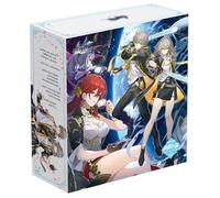 JUSONGKWCP 18 Honkai Stars Rail Collections Lucky Box | Anime Figure Water Bottle, Stickers, Badges, Poster, Cards, Curriculum | Honkai Stars Rail Merch Box Set