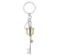 JUSONGKWCP 2 Pcs Kingdoms Hearts Keychain Necklace Game Figure Sora Cosplay Accessories Cool Key Pendant Jewellery (keychain)