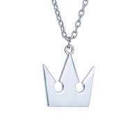 JUSONGKWCP 2 Pcs Kingdoms Hearts Keychain Necklace Game Figure Sora Cosplay Accessories Cool Key Pendant Jewellery (necklace)