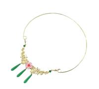 JUSONGKWCP Apothecary Girls Diaries Necklace for Women, Fashion Gem Necklace Costume Accessories, Apothecary Girl Diaries Pendant Jewellery, Cool Metal Chain for Teens