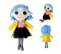 JUSONGKWCP Coralin Plush Toys Ghost Mother Coralin Doll Coralin and The Secret Door Figure Merch Party Decor Plush Dolls 20 Cm / 11 Inches Coralin Pillow Cushion