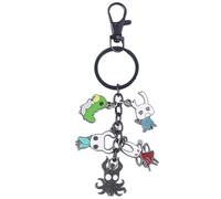 JUSONGKWCP Hollow Knights Keychain Game Figure Cosplay Keyring Pendant Hollow Knights Cute Metal Chain Decoration