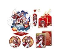 JUSONGKWCP HuTaos Figure Merch 6 Pieces Cosplay Decorations Set