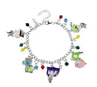 JUSONGKWCP InvaderZIMS Bracelet InvaderZIMS Gir Character Combo Bangle Costume Jewellery Cartoon Figure Fashion Bracelet InvaderZIMS Gir Cosplay Accessories
