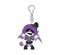 JUSONGKWCP Murder UziDrone Keychain Cartoon Figure Cosplay Accessories Keyring Pendant Acryl Chain Collections (Multicolor-4)