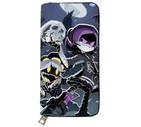JUSONGKWCP Murders Drones PU Leather Wallet | Bi-Fold with Zipper | Unisex Teens | Contemporary Style | Cartoon Pattern | 5 Colors | Multicard Wallet with Zipper Coin Pocket