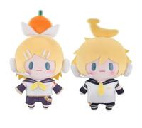 JUSONGKWCP Projects Sekais Plush Toys Anime Game Projects Sekais Doll Len and Rin Figure Merch Party Decor Plush Dolls 15cm Cute Cotton Doll 2 Set