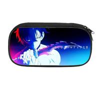 JUSONGKWCP Solo Levelings Pencil Case | Stylish, Practical, and Large Capacity Pencil Pouch | Versatile Storage for Stationery, Toiletries, Makeup, Travel & Office Supplies (Black-2)