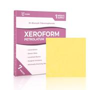 JUSORE Xeroform Petrolatum Non-Stick Wound Dressings for Wound Care, Burns, Cuts, Skin Transplants and Surgical Incisions, Pack of 7