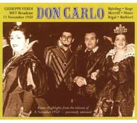 JUSSI BJÖRLING IN VERDI’S DON - Don Carlo (3CD)