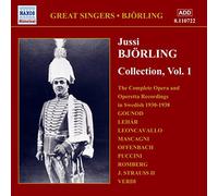 Jussi Bjorling – Opera and Operetta Recordings – CD – NAXOS (2002)