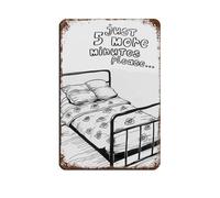 Just 5 More Minutes Tin Sign Vintage Metal Pub Club Cafe Bar Home Wall Art Decoration Poster Retro 8x12inch(20x30cm)