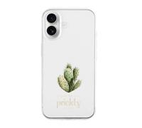 Just A Bit Prickly Cactus Plant Cover Compatible with iPhone 16