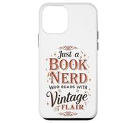 Just a Book Nerd Who Reads with Classic Vintage Flair Retro Case for iPhone 12 mini