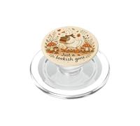 Just A Bookish Goose Cottagecore Mushroom Fall Boho Leaves PopSockets PopGrip for MagSafe