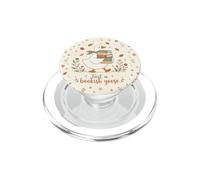 Just A Bookish Goose Cute Floral Fall Books Reader Autumn PopSockets PopGrip for MagSafe