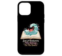 Just A Bookworm Who Belongs On The Beach Reader Case for iPhone 12 mini