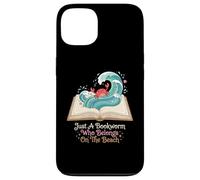 Just A Bookworm Who Belongs On The Beach Reader Case for iPhone 13
