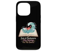 Just A Bookworm Who Belongs On The Beach Reader Case for iPhone 13 Pro