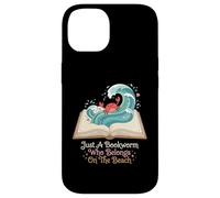 Just A Bookworm Who Belongs On The Beach Reader Case for iPhone 14