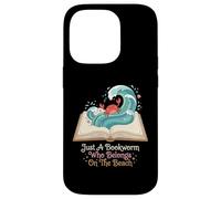 Just A Bookworm Who Belongs On The Beach Reader Case for iPhone 14 Pro