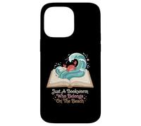 Just A Bookworm Who Belongs On The Beach Reader Case for iPhone 14 Pro Max