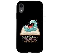 Just A Bookworm Who Belongs On The Beach Reader Case for iPhone XR