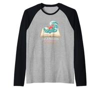Just A Bookworm Who Belongs On The Beach Reader Raglan Baseball Tee