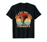 Just A Boy Tornado Birthday Storm Chaser Boys Tornado Kids T-Shirt
