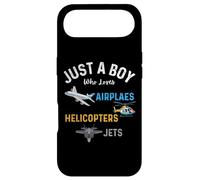 Just A Boy Who Love Airplanes, Helicopters And Jets Case for iPhone Air