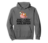 Just A Boy Who Loves Anglerfish Funny Anglerfishes Pullover Hoodie