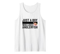 Just A Boy Who Loves Anglerfish Funny Anglerfishes Tank Top
