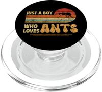 Just A Boy Who Loves Ants Bugs | Retro Insect Ant Boys Youth PopSockets PopGrip for MagSafe