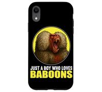 Just a Boy who loves Baboons Baboon Case for iPhone XR