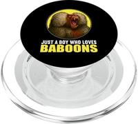 Just a Boy who loves Baboons Baboon PopSockets PopGrip for MagSafe