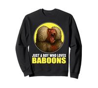 Just a Boy who loves Baboons Baboon Sweatshirt