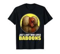 Just a Boy who loves Baboons Baboon T-Shirt