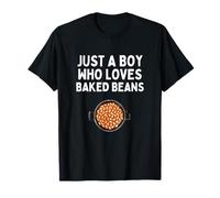Just A Boy Who Loves Baked Beans Shirt Funny Baked Bean Gift T-Shirt