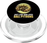 Just a Boy who loves Ball Pythons. Ball Python PopSockets PopGrip for MagSafe