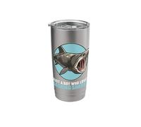 Just a Boy who Loves Basking Sharks Basking Shark Stainless Steel Insulated Tumbler