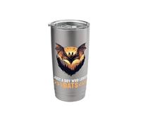 Just a Boy who Loves Bats Bat Stainless Steel Insulated Tumbler