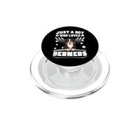 Just A Boy Who Loves Berners Funny Bernese Mountain Dog PopSockets PopGrip for MagSafe