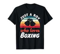 Just A Boy Who Loves Boxing Kids Boxing Boys T-Shirt