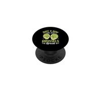 Just A Boy Who Loves Brussels Sprouts Vegetarian Vegan PopSockets Adhesive PopGrip