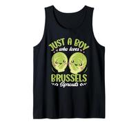 Just A Boy Who Loves Brussels Sprouts Vegetarian Vegan Tank Top