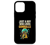 Just A Boy Who Loves Bubble Gum Machines Gumball Boys Kids Case for iPhone 12 mini
