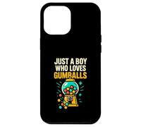 Just A Boy Who Loves Bubble Gum Machines Gumball Boys Kids Case for iPhone 12 Pro Max