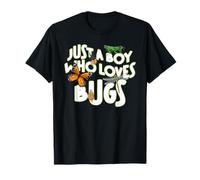 Just a Boy Who Loves Bugs Cute Insects Nature Hunter Love T-Shirt